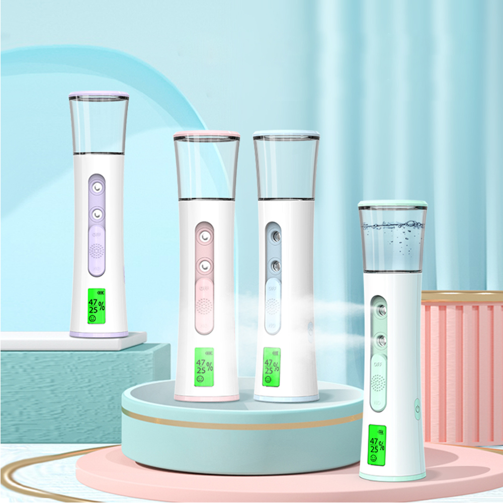 Facial Steamer Nano - ポータブルネブライザー,顔の保湿スプレー,加湿器,便利なスキンテスター