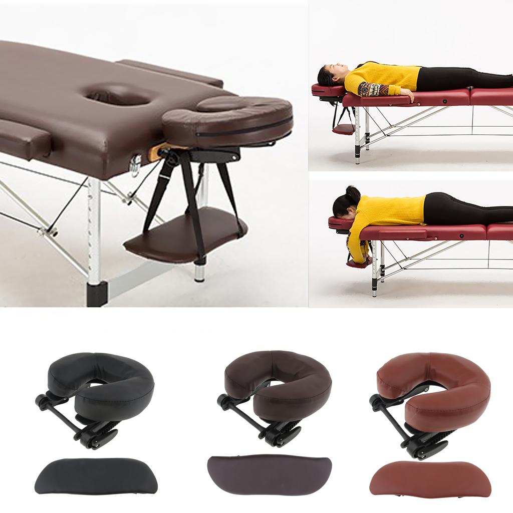 Wellness Spa And Massage - 調節可能なマッサージテーブルヘッドレストU字型枕クッション、アームサポート付き、ウェルネススパ用