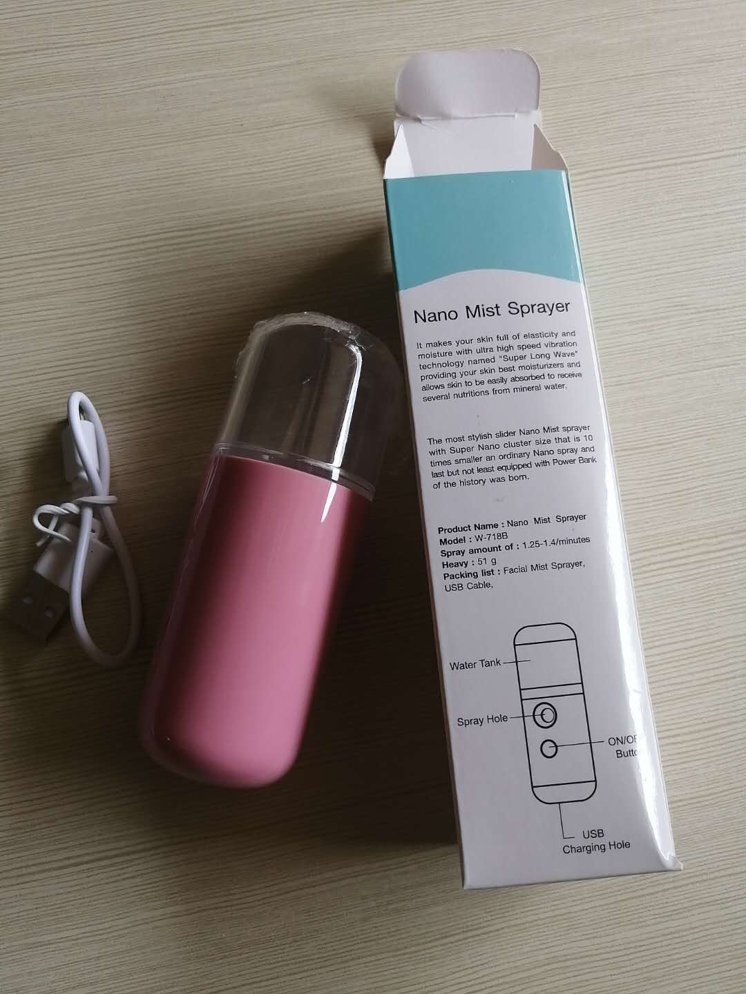 ナノフェイシャルミスタースプレーヤー ポータブルフェイスナノ - Facial Steamer Nano のレビューと価格