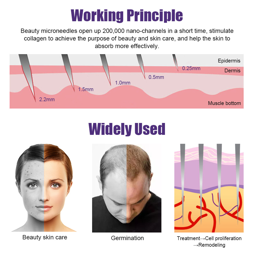 ナチュラル男性ひげ成長ダーマローラー DRS 540 マイク - Derma Roller 0.25 のレビューと価格