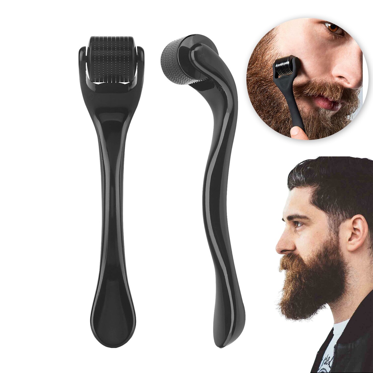 2個/5個/10個入り フルブラック 540針 顔・体毛成長 - Derma Roller 0.25 のレビューと価格