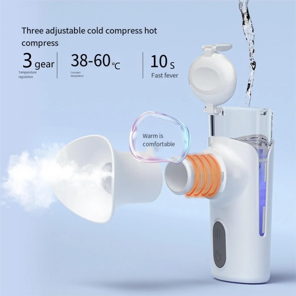 新型ナノスプレーヤー 温冷両用 目元用フェイシャルスチーマー - Facial Steamer Nano のレビューと価格