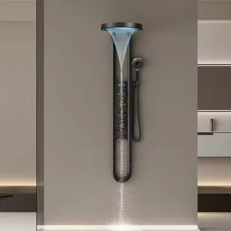 スマートデジタルディスプレイサーモスタットシャワーシステム壁 - Spa & Wellness Hotel Fitak * * * * のレビューと価格