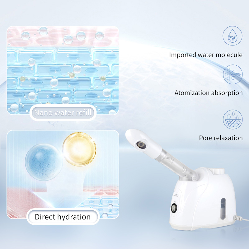 プロフェッショナルケアミニ家電 フェイスノーズホットスパスチ - Facial Steamer Nano のレビューと価格