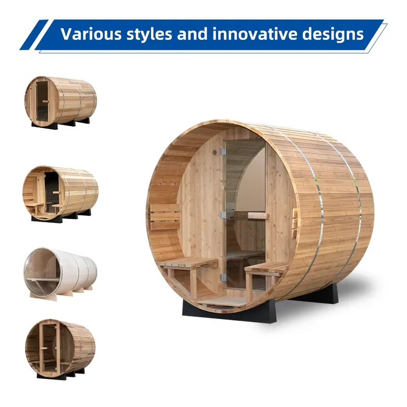 【CHIMU HOME】1人用無垢材バレルサウナキャビン モ - Home Spa Wellness のレビューと価格