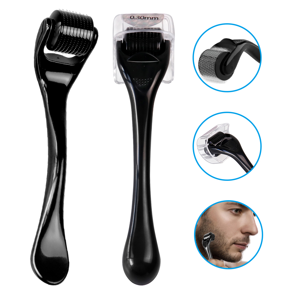 1pc 540 チタンダーマローラースキンケアひげの成長育毛 - Derma Roller 0.25 のレビューと価格