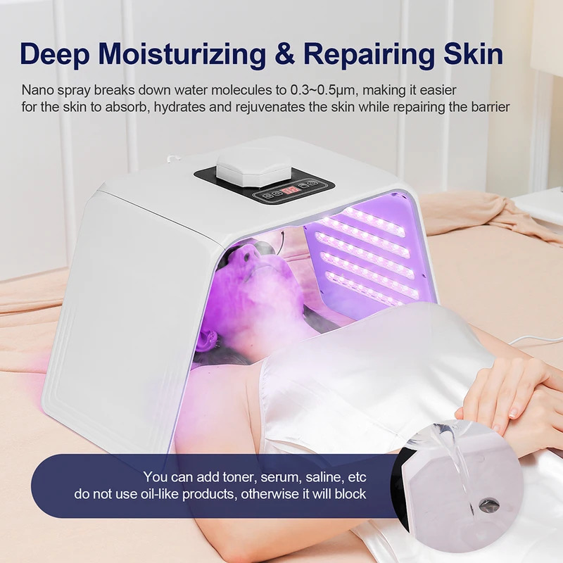 7 色 LED フォトン美容マスク肌保湿ナノスプレーフェイス - Spa & Wellness Hotel Fitak * * * * のレビューと価格