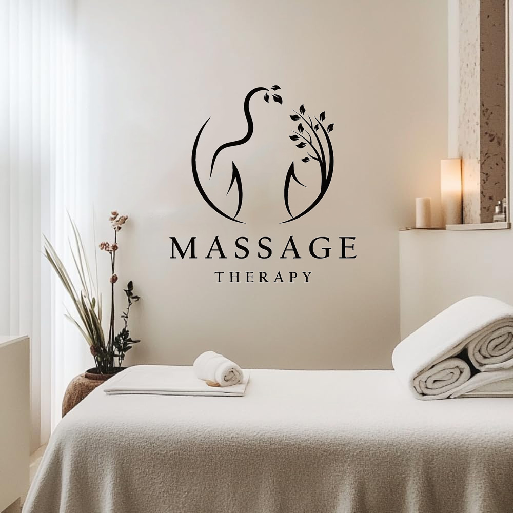 マッサージセラピービニールウォールデカール、スパ、ウェルネス - Wellness Spa And Massage のレビューと価格