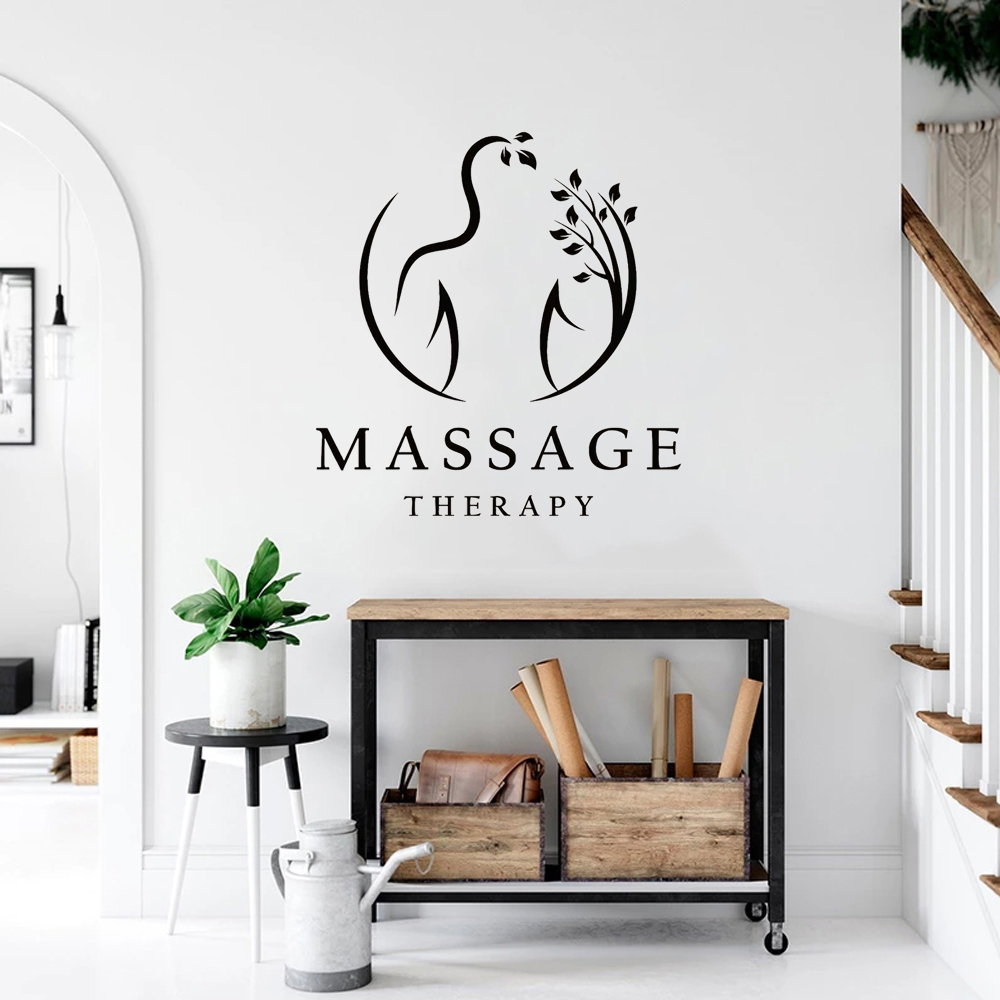 マッサージセラピービニールウォールデカール、スパ、ウェルネス - Wellness Spa And Massage のレビューと価格