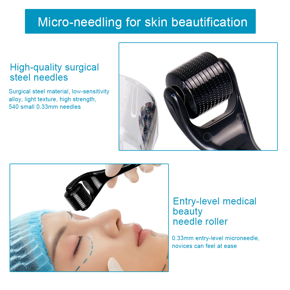 0.2/0.25/0.3 ミリメートルダーマローラー皮膚ひげ - Derma Roller 0.25 のレビューと価格