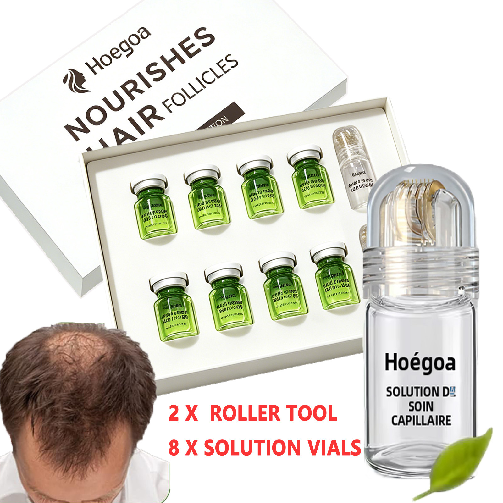 0.25mm ヘアケア マイクロニードルローラーセット +  - Derma Roller 0.25 のレビューと価格