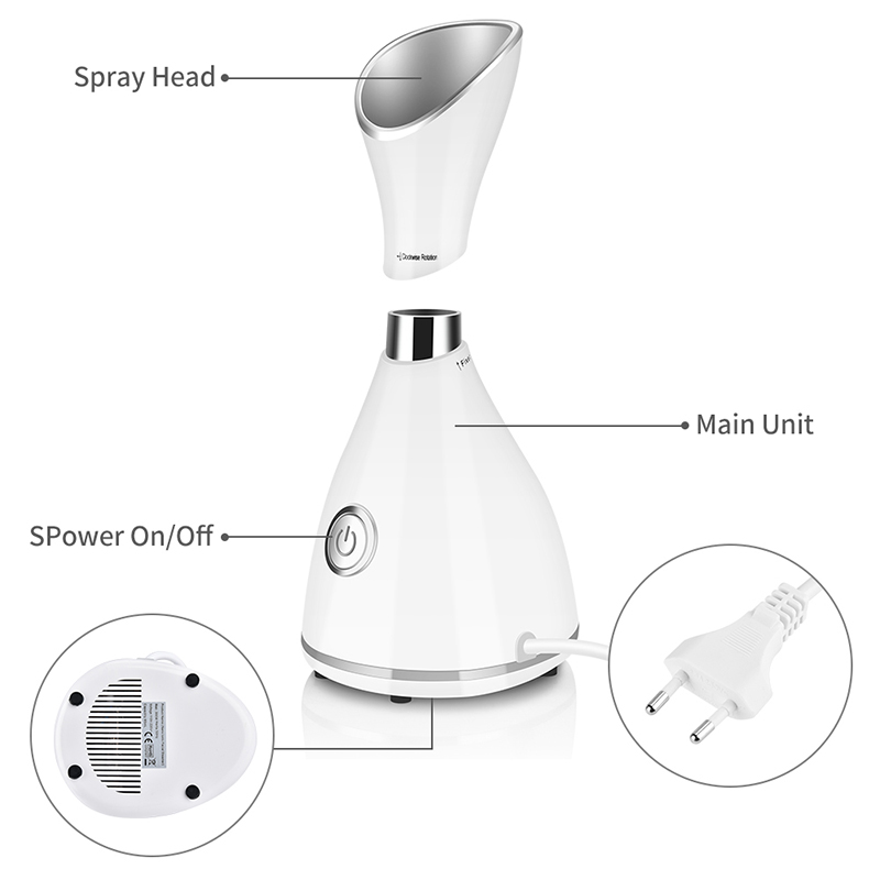 美容機器 フェイシャル加湿器 ツール ベポライザー スプレー - Facial Steamer Nano のレビューと価格