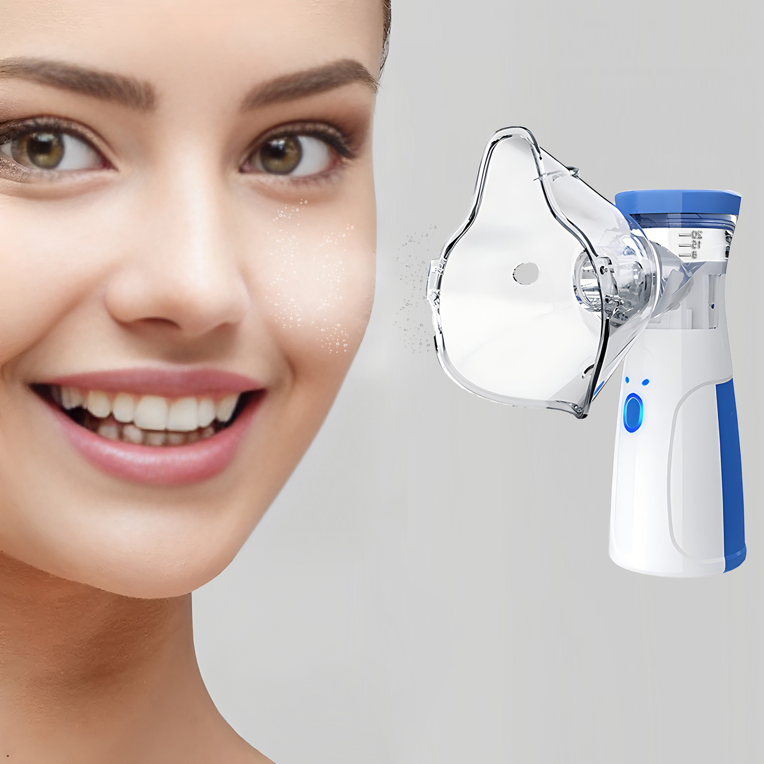 ミニフェイシャルスチーマー サイレントメッシュネブライザー  - Facial Steamer Nano のレビューと価格