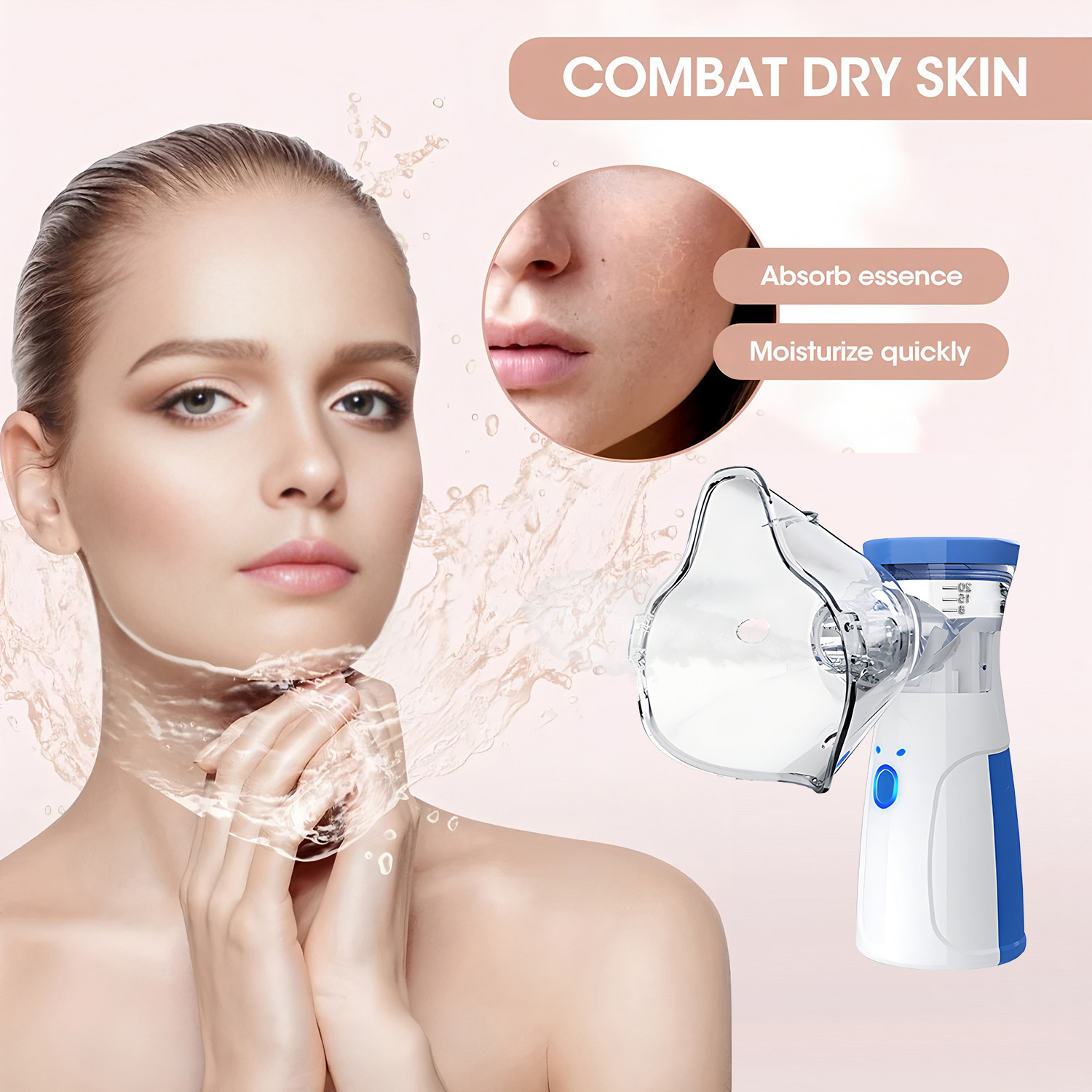 ミニフェイシャルスチーマー サイレントメッシュネブライザー  - Facial Steamer Nano のレビューと価格